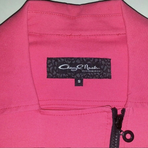 CHERYL NASH WINDRIDGE Stretch Calypso ZIP Blazer Business Casual PINK Homecoming - Picture 5 of 7
